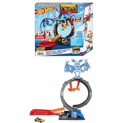 Mattel Hot Wheels City: Бат Луп Атак комплект писта (HTN78)