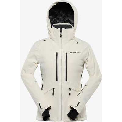 ALPINE PRO Дамско ски яке с мембрана от ptx ALPINE PRO REASA creme ALPINE PRO | Byal | ЖЕНИ | XXL