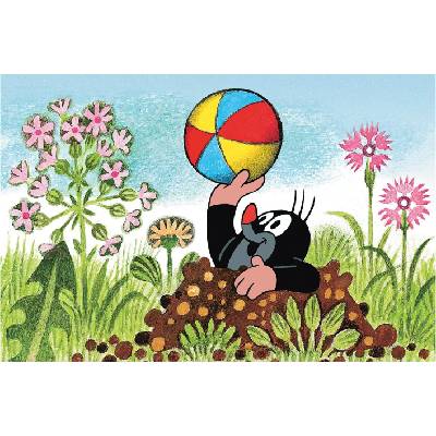 DINO Puzzle Krtek - s balónem 54 dílků
