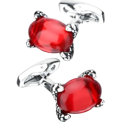 Amparo Miranda manžetové knoflíčky Red Stone AM045