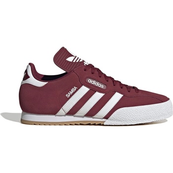 Adidas Мъжки маратонки Adidas Originals Samba Suede Trainers Mens - Burgundy