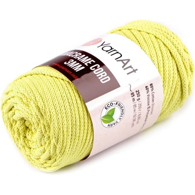 Prima-obchod Pletací příze Macrame Cord 250 g, barva 17 (754) žlutozelená