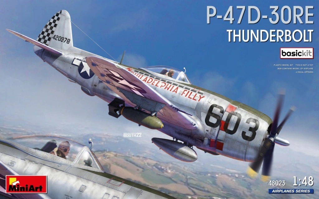 Miniart P-47D-30RE Thunderbolt. Basic Kit 1:48