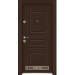 Starsteeldoor Блиндирана врата Outdoor - LP 12 Кафява (цена без монтаж)