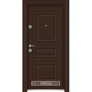 Starsteeldoor Блиндирана врата Outdoor - LP 12 Кафява (цена без монтаж)
