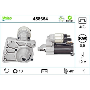 Startér VALEO 458654