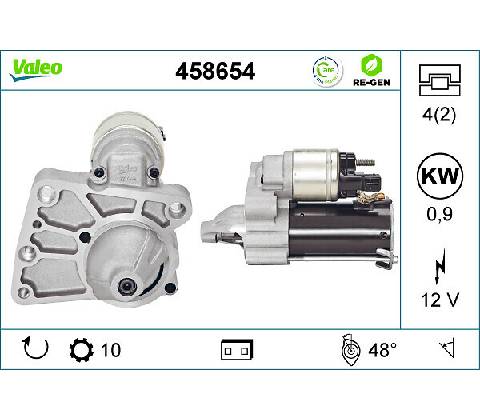 Startér VALEO 458654