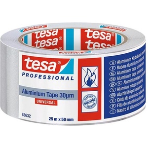 tesa Алуминиева лента, 50 мм x 50 м, TESA „Professional 63632, сребриста (63632-00002-01)