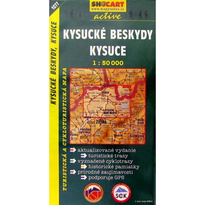 Kysucké Beskydy Kysuce 1:50 000