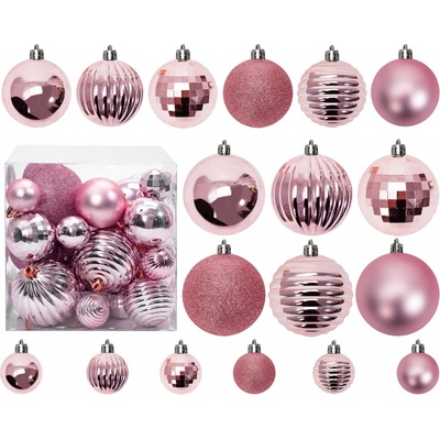 Rea Vianočné ozdoby na stromček 311433 ROSE RED