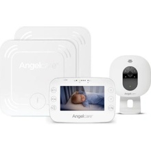 Angelcare SmartSensor Pro 3: video se zvukem a pohybem pro sledování dětí 3 v 1 se dvěma bezdrátovými senzorovými podložkami