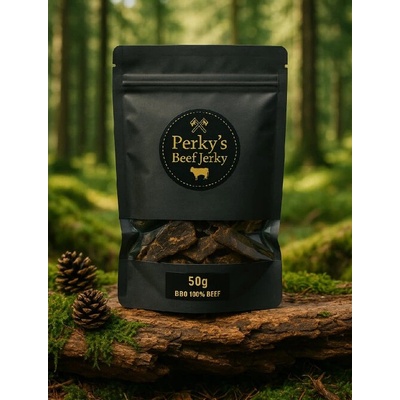 Perky´s Jerky sušené hovězí Maso BBQ 100% Beef 50 g