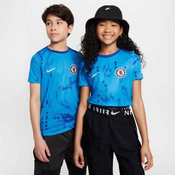 Nike Юношеска футболна фланелка Nike Chelsea Home Pre Match Shirt 2024 2025 Juniors - Blue