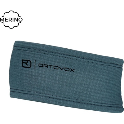 Ortovox Fleece Grid headband Dark Arctic Grey