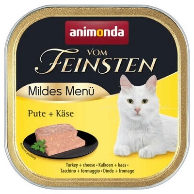 Animonda Vom Feinsten Adult Mildes Menu Turkey with cheese 100 g