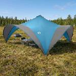 vidaXL Парти шатър Синьо 600 x 600 x 400 см Полиестер и стомана (42028612) Палатка