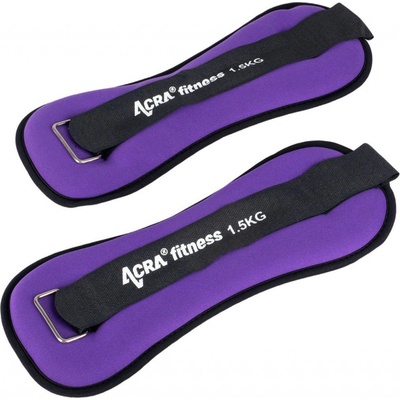 ACRA Závaží na zápěstí/kotníky 2 x 1,5 kg – Zbozi.Blesk.cz