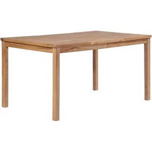  Градинска маса 150x90x77 см тиково дърво масив