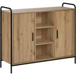 vidaXL Служебен шкаф Дъб артизан 97 x 33 x 81 см Инженерна дървесина (8013853)