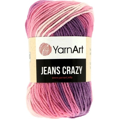 YarnArt Jeans Crazy 8206 ružovo fialová