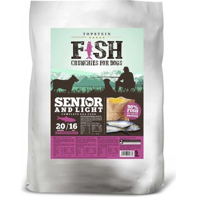 Topstein Fish Crunchies for s Senior & Light 15 kg
