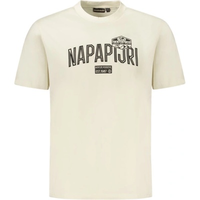 NAPAPIJRI Мъжка тениска с къс ръкав napapijri, Размер 3xl, Цвят Бежов (np0a88uasfuness_ben1j)