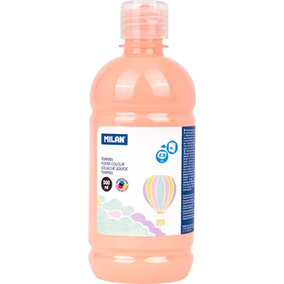 Farba temperová MILAN 500ml oranžová pastelová