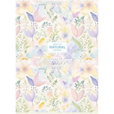Shkolyaryk Publishing House Тетрадка, с телбод, A4, карирана, 80 страници, SHKOLYARYK "Natural", смесена A4-080-5231K (A4-080-5231K)