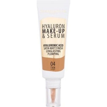 Dermacol Hyaluron Make-Up & Serum ošetrujúci tekutý make-up 04 tan 25 g