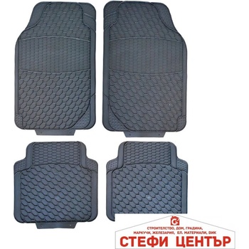 Paolo Гумени стелки универсални черни 3078 4бр. /к-т (51661)