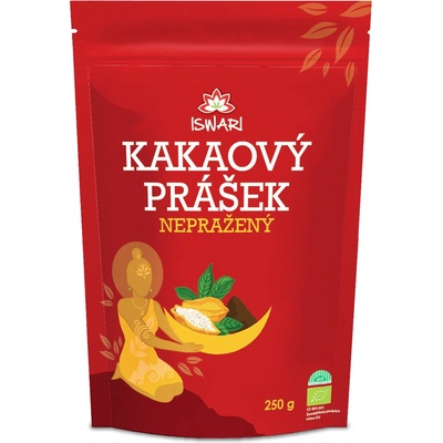 Iswari Bio Nepražené kakao prášek 250 g