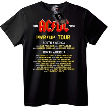 NOONEBRAND Тениска AC/DC PWR UP Турне 2026 - M, White