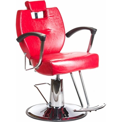 Barbiero holičské křeslo HEKTOR BH-3208 červené