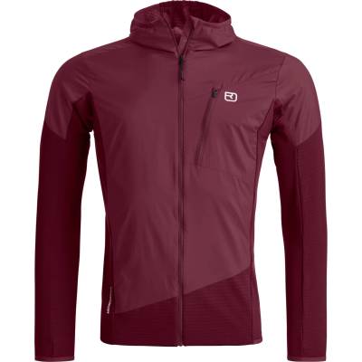 Ortovox Мъжко вълнено яке Ortovox Trace Hybrid Jacket Softshell jacket - Red Malbec - размер XL (005-7086-0214)