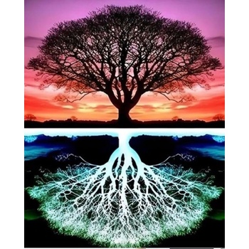 Norimpex - Puzzle Diamant painting: Tree 30x40 cm - 1 - 39 piese