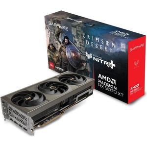 SAPPHIRE Radeon RX 9070 XT NITRO+ OC 16GB GDDR6 256bit (11348-10-20G) Видео карти