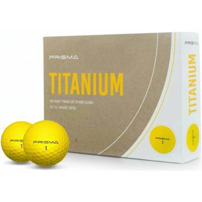 Masters Golf Prisma Titanium žluté 12 ks