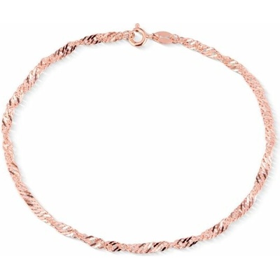 Olivie strieborný náramok Singapore ROSE 7629