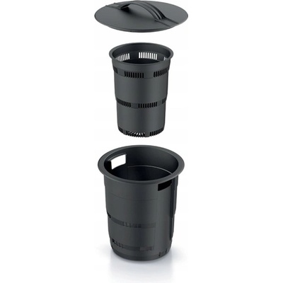 Prosperplast 1 komorový 11 l černý