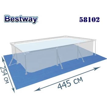 Bestway Подложка за басейн до 404 см, Bestway 58102, 445х254см (Bestway 58102)