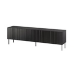 Cama MEBLE Cama RTV шкаф ISLA 200x40x60 матово черен (5903815009945)