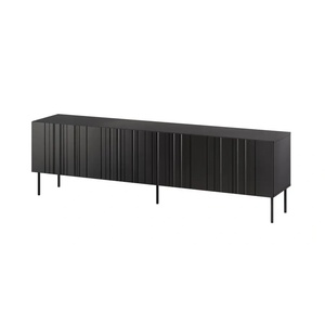 Cama MEBLE Cama RTV шкаф ISLA 200x40x60 матово черен (5903815009945)