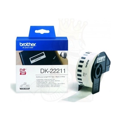 rolka BROTHER DK22211 Continuous Film Tape (Biela 29mm) (DK22211)