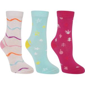 Dare 2b Чорапи Dare 2b Kids Curiosity Socks - ElecBlu/Lemn