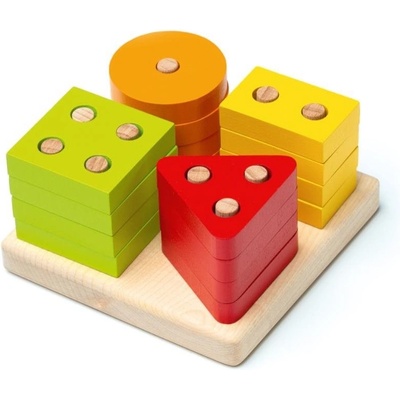 Cubika 15344 třídíme tvary IV skládačka 17 dílů