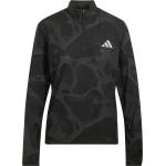 adidas Дамска тениска adidas Women's ADI365 Running Half Zip Running shirt - Black / Grey Five (916-7575-0113)