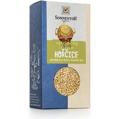 Bio semínka k nakličování Hořčice žlutá, Sonnentor, krabička 120 g