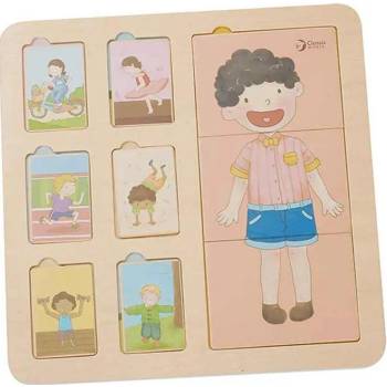 Image 1 of Classic World Образователен пъзел Classic World - Тяло (CW40031)