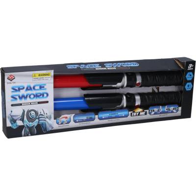 Wiky Světelný meč teleskopický 2ks s efekty 43cm