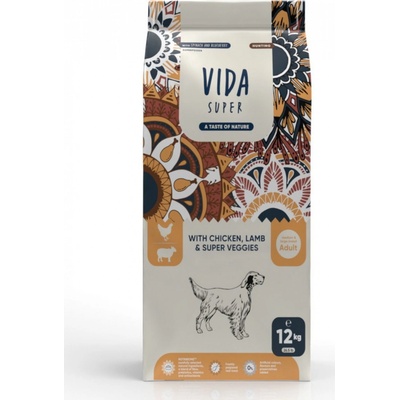 Kraftia Vida Super Dog Adult M/L Hunting Chicken & Lamb 12 kg